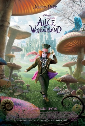 Alice in Wonderland 3D Film Poster