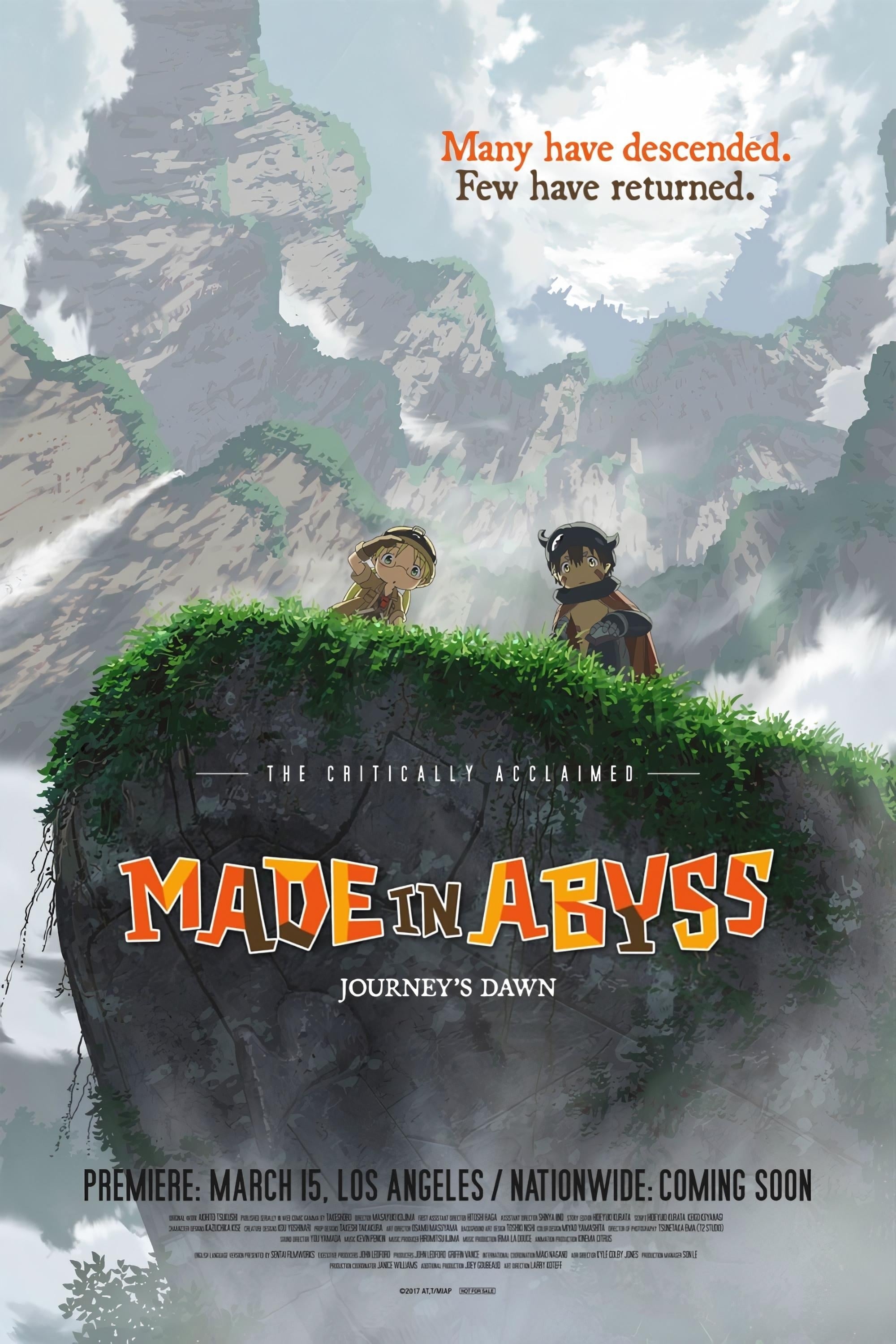 Made In Abyss Journey's Dawn Where To Watch