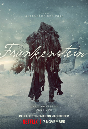 Poster for Guillermo del Toro's Frankenstein