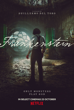 Poster for Guillermo del Toro's Frankenstein