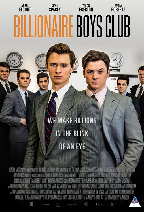 Poster for Billionaire Boys Club (2018) | Flicks.co.nz