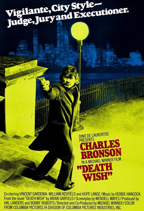 Poster for Death Wish (1974) Flicks.co.nz