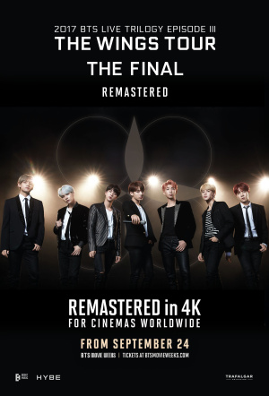 Poster for BTS 2017 THE WINGS TOUR THE FINAL Remastered