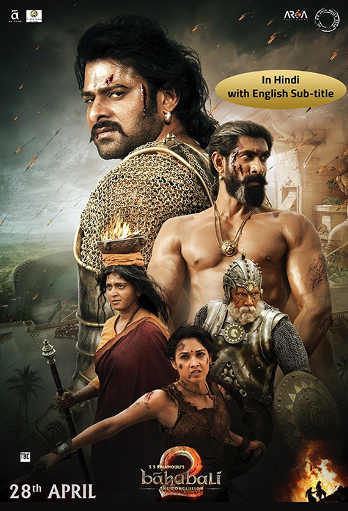movie poster for baahubali 2 the conclusion hindi flicks co nz