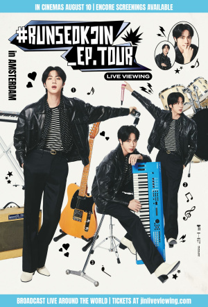 Poster for #RUNSEOKJIN_EP.TOUR in AMSTERDAM