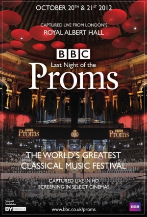 Poster for BBC Last Night of the Proms 2012