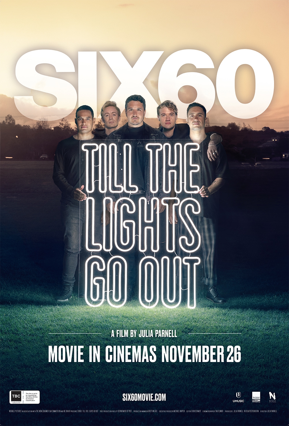 SIX60 Till the Lights Go Out Where to watch streaming and online in