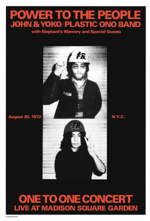 Poster for Power to the People: John & Yoko Live in NYC