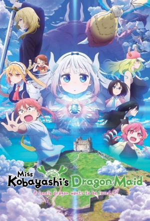 Poster for Miss Kobayashi's Dragon Maid: A lonely dragon wants to be loved
