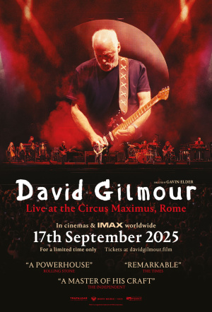 Poster for David Gilmour Live at the Circus Maximus, Rome