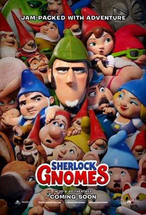 Sherlock Gnomes 3D Film Poster